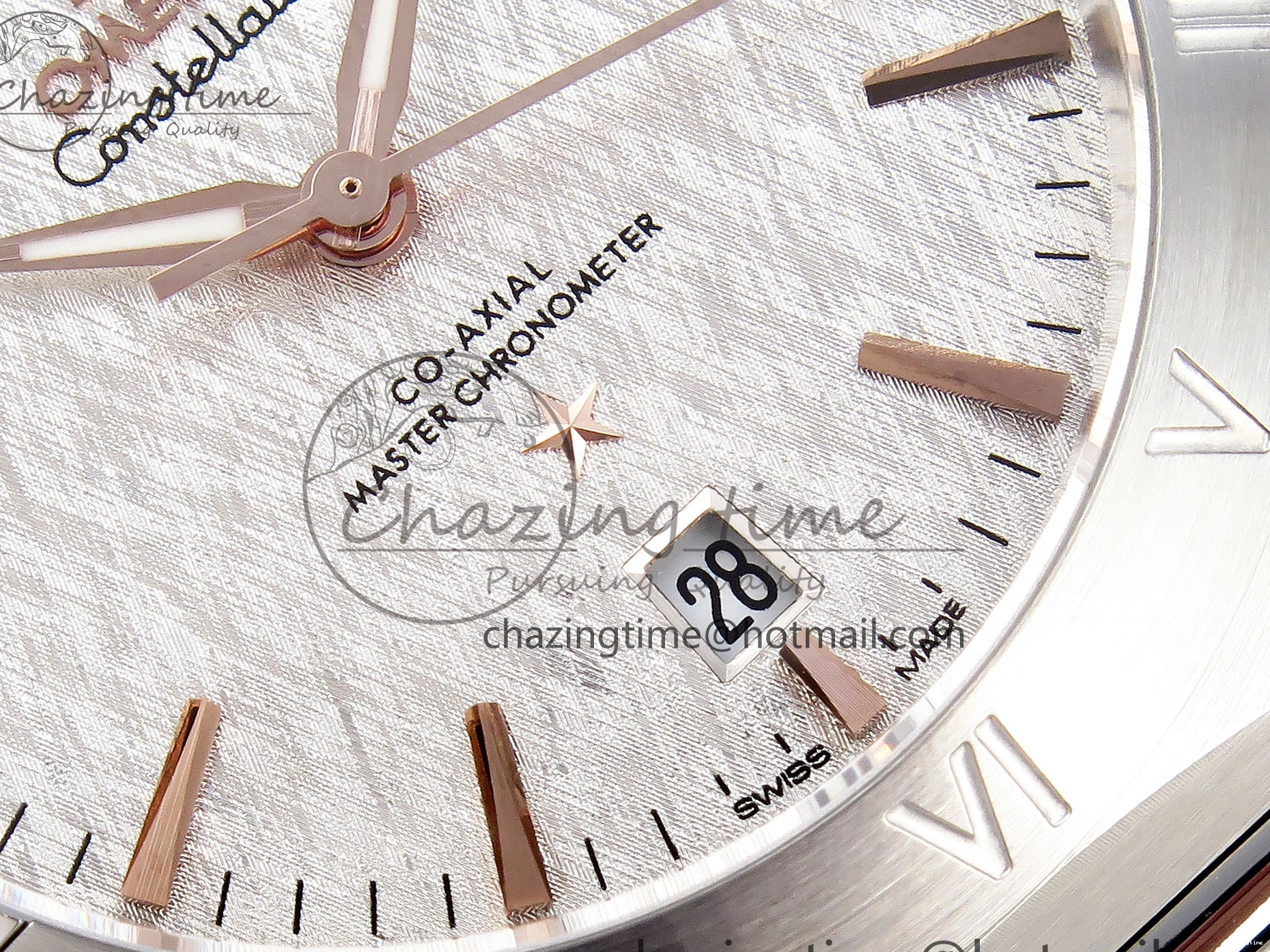 0105 Bold Constellation 39mm SS ASWF 1:1 Best Edition White Textured Dial on SS Bracelet A 7768